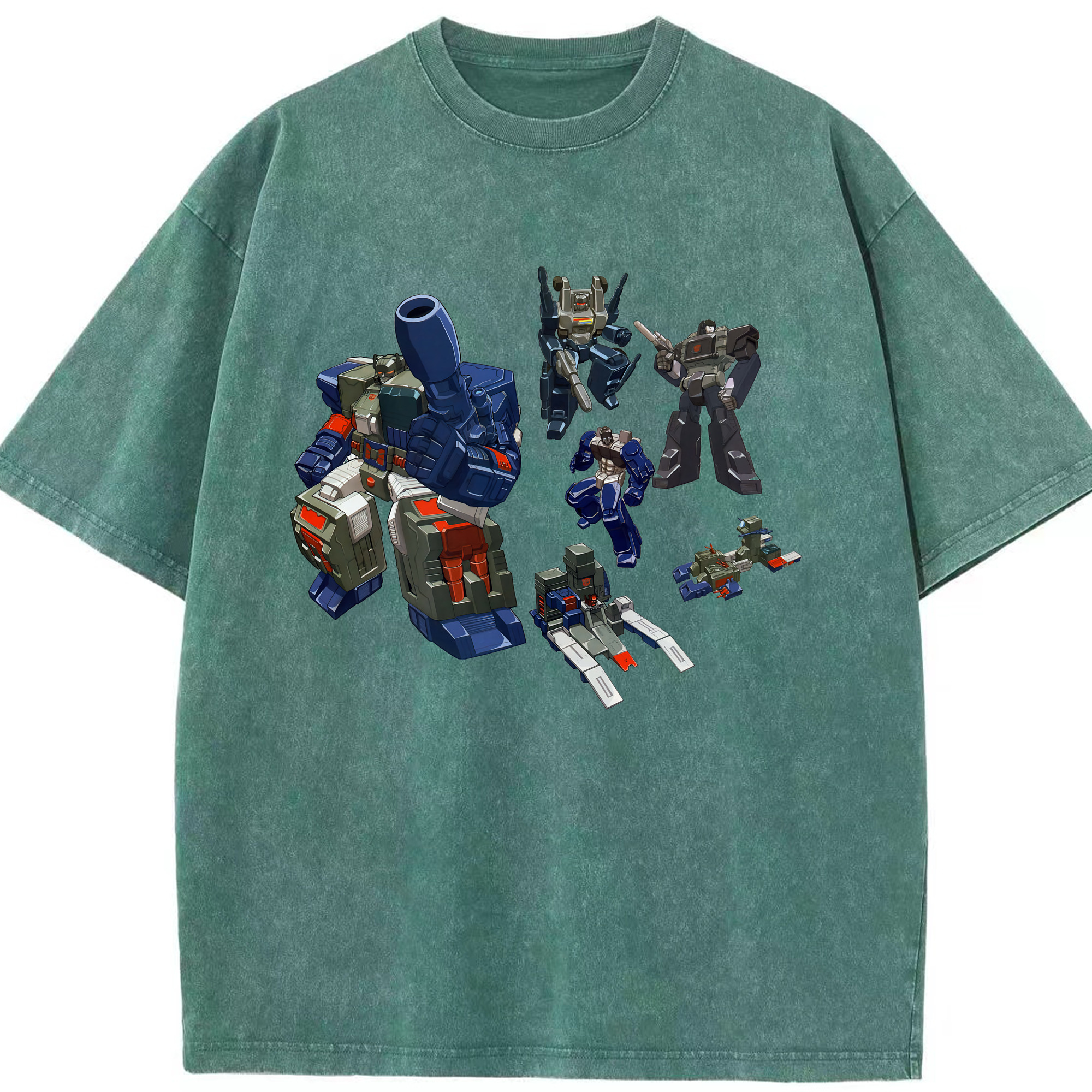 （画像用） Transformers トランスフォーマー 綿100% ヴィンテージ風 半袖Tシャツ（フロントプリント）